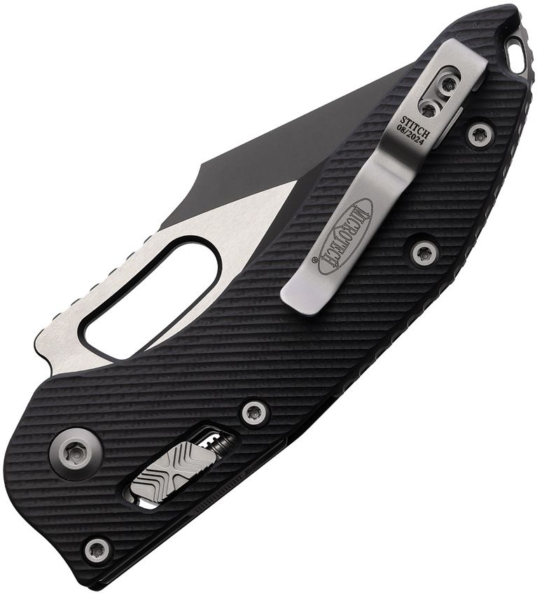 Microtech Stitch S/E Ram Lok Blk PS [169RL-2FLGTBK]
