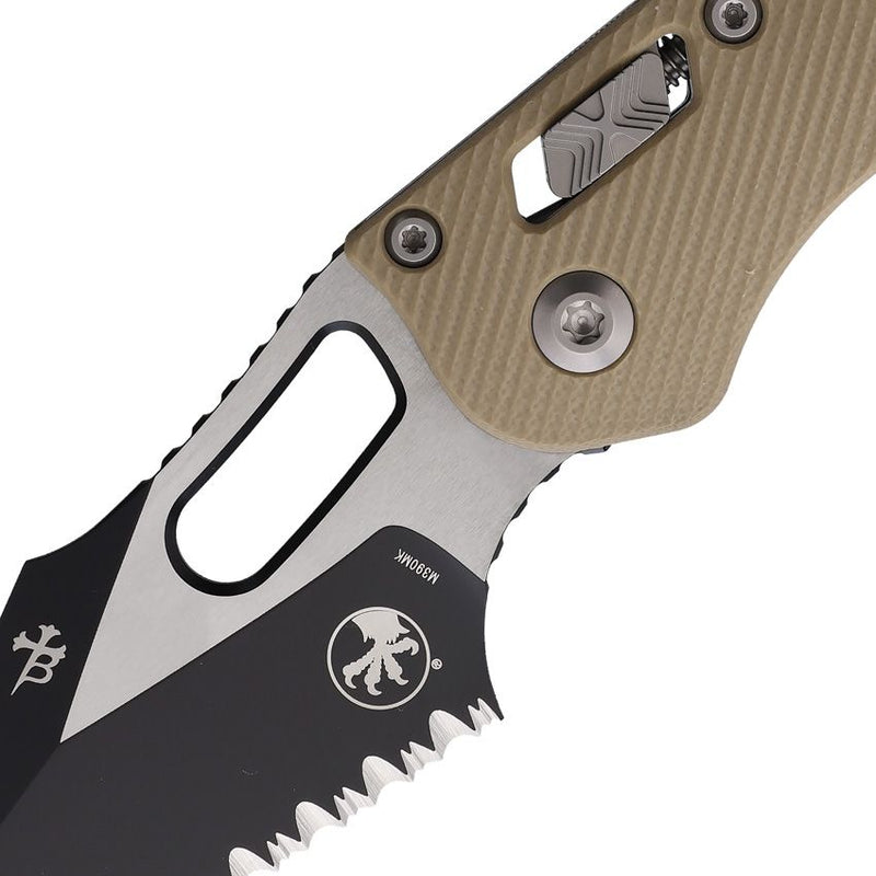 Microtech Stitch S/E Ram Lok Tan PS [169RL-2FLGTTA]
