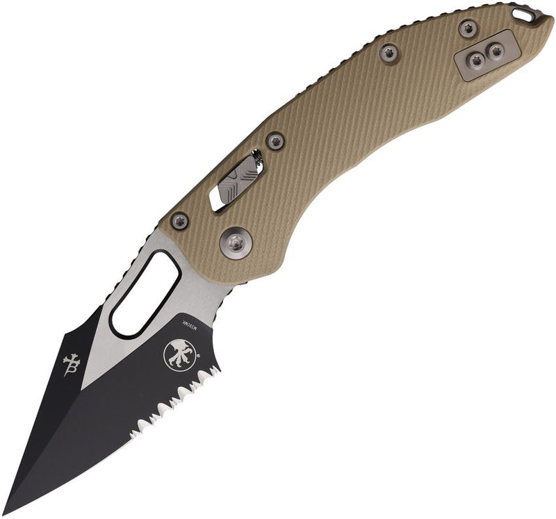 Microtech Stitch S/E Ram Lok Tan PS [169RL-2FLGTTA]