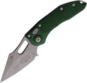 Microtech Auto Stitch S/E Button Lock AP [169-10APEG]