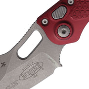 Microtech Auto Stitch S/E Button Lock AP [169-10APMR]