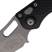 Microtech Auto Stitch S/E Button Lock AP [169-10AP]