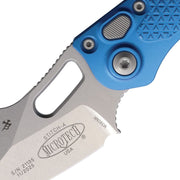 Microtech Auto Stitch S/E Button Lock Bl [169-10BL]
