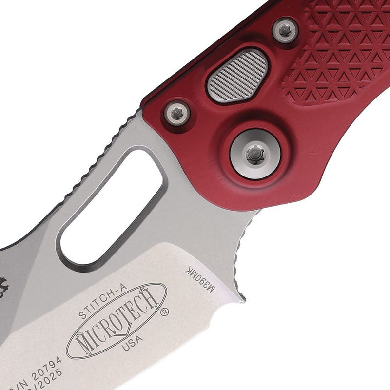 Microtech Auto Stitch S/E Button Lock [169-10MR]