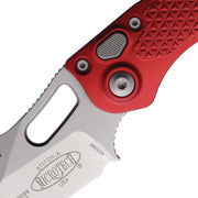 Microtech Auto Stitch S/E Button Lock Rd [169-10RD]
