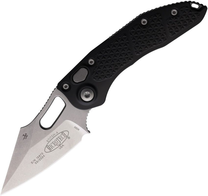 Microtech Auto Stitch S/E Button Lock SW [169-10]