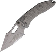 Microtech Auto Stitch S/E Button Lock PS [169-11APNC]