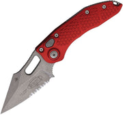 Microtech Auto Stitch S/E Button Lock AP [169-11APRD]
