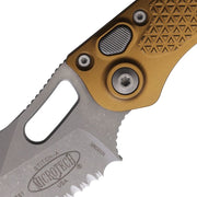 Microtech Auto Stitch S/E Button Lock Tn [169-11APTA]