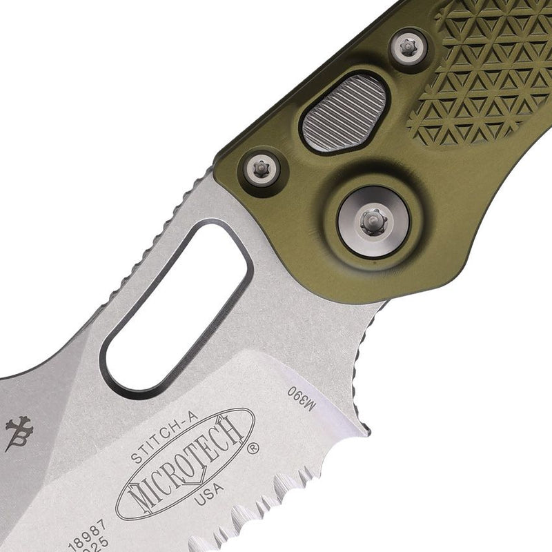 Microtech Auto Stitch Button Lock OD [169-11OD]