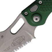 Microtech Auto Stitch S/E Button Lock Em [169-12APEG]