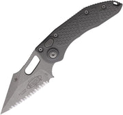 Microtech Auto Stitch S/E Button Lock AP [169-12APNC]