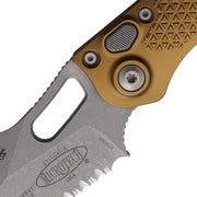 Microtech Auto Stitch S/E Button Lock Tn [169-12APTA]