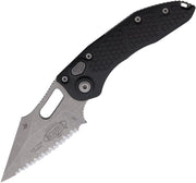 Microtech Auto Stitch S/E Button Lock AP [169-12AP]