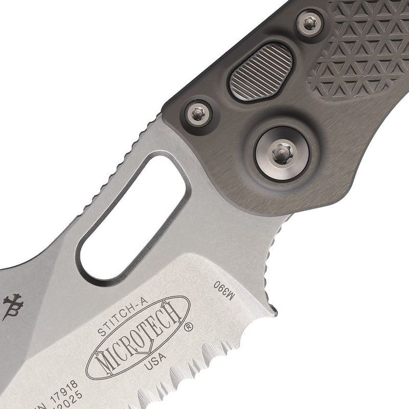 Microtech Auto Stitch S/E Button Lock Gr [169-12NC]