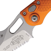 Microtech Auto Stitch S/E Button Lock [169-12OR]