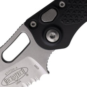 Microtech Auto Stitch S/E Button Lock FS [169-12]