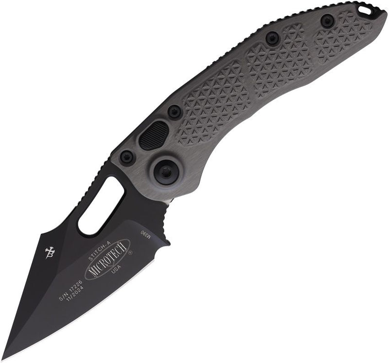 Microtech Auto Stitch S/E Button Lock SW [169-1NC]
