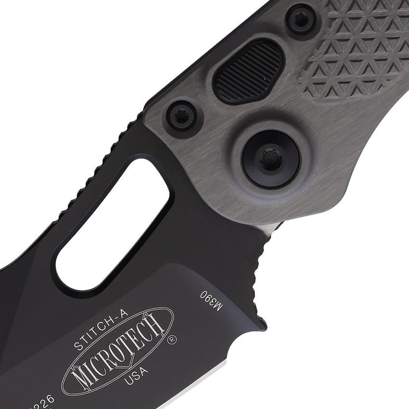 Microtech Auto Stitch S/E Button Lock SW [169-1NC]