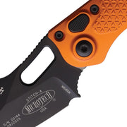 Microtech Auto Stitch S/E Button Lock [169-1OR]
