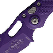 Microtech Auto Stitch S/E Button Lock Pu [169-1PU-X16]