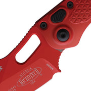 Microtech Auto Stitch S/E Button Lock Re [169-1RD-X5Z4]