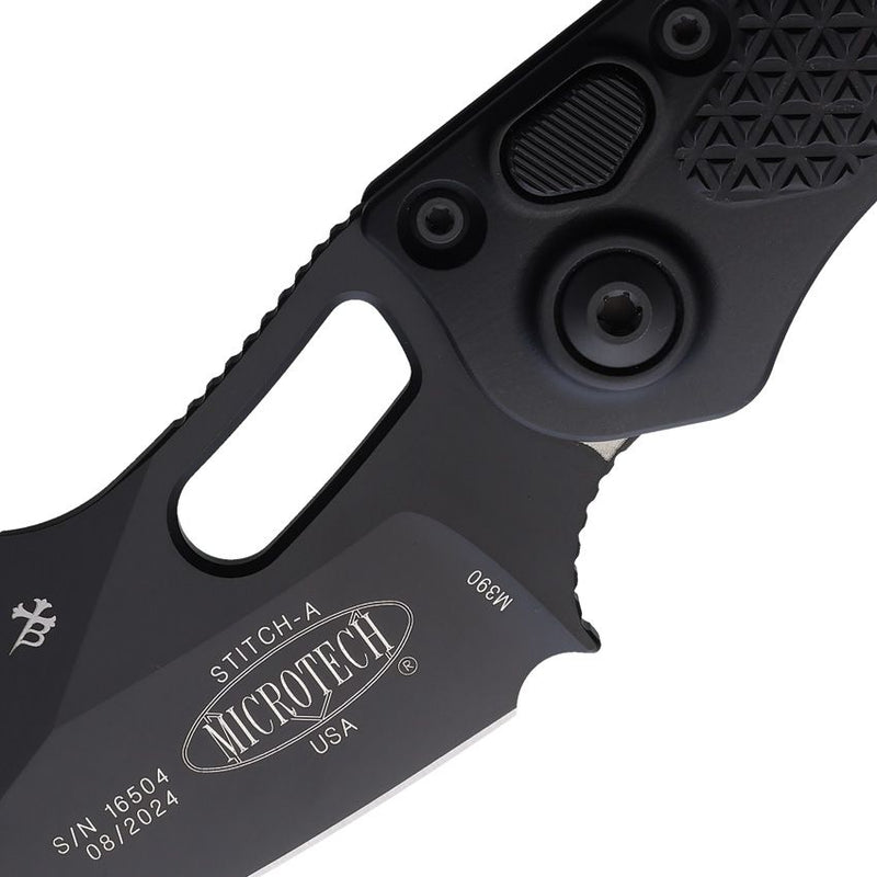 Microtech Auto Stitch S/E Button Lock SW [169-1T]