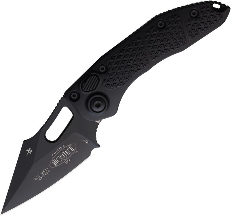 Microtech Auto Stitch S/E Button Lock SW [169-1T]