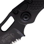 Microtech Auto Stitch S/E Button Lock PS [169-2T]