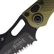 Microtech Auto Stitch S/E Button Lock OD [169-3OD]