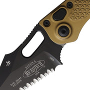Microtech Auto Stitch S/E Button Lock Ta [169-3TA]