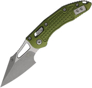 Microtech M-Stitch RAM-LOK Apocalyptic Standard FRAG PATTERN Aluminum OD Green Folding Knife [169MRL-10APFROD] - product view 1