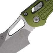 Microtech M-Stitch RAM-LOK Apocalyptic Standard FRAG PATTERN Aluminum OD Green Folding Knife [169MRL-10APFROD] - product view 2