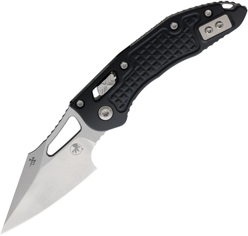 Microtech M-Stitch Ram-Lok SW Frag Black Folding Knife [169MRL-10FR]