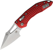 Microtech M-Stitch Red Aluminum (3.00" Bohler M390MK stainless) Folding Knife [169MRL-10FRRD] - product view 1