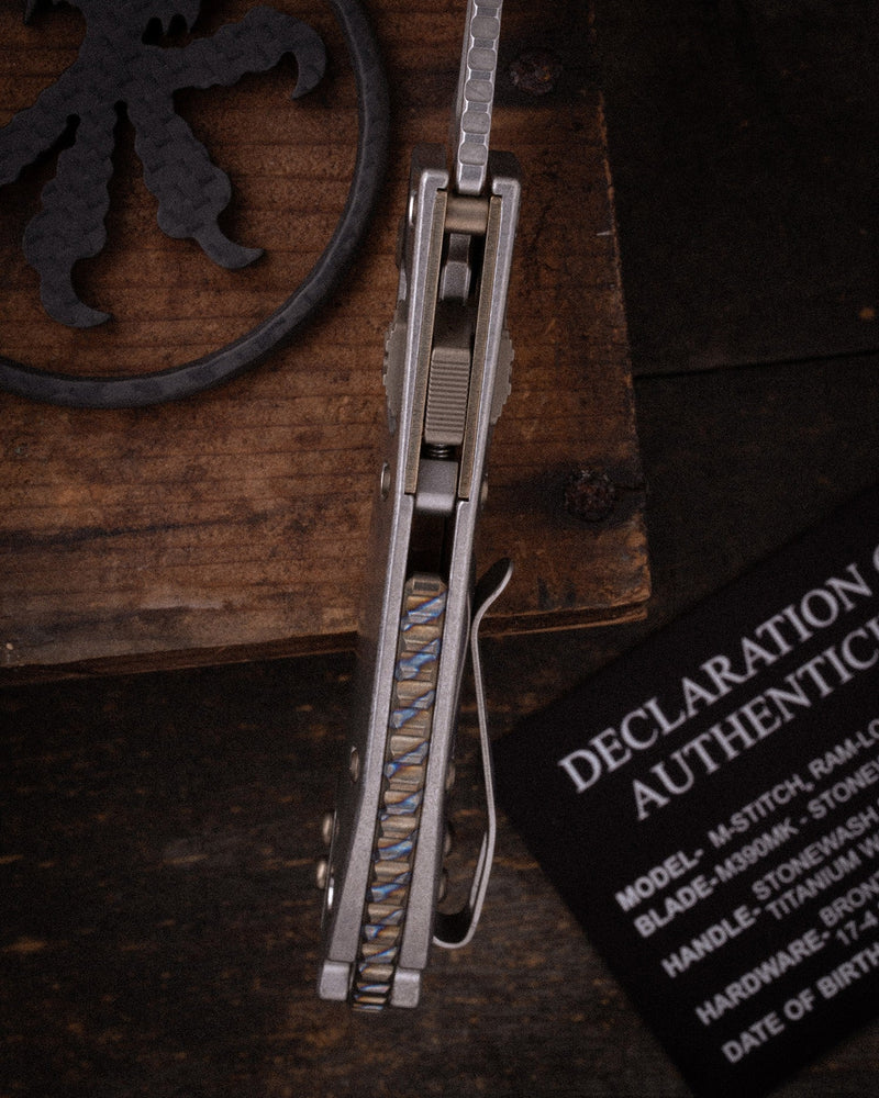 Microtech M-Stitch Ram-Lok Marfione Folding Knife [169MRL-10MS4] — view 6