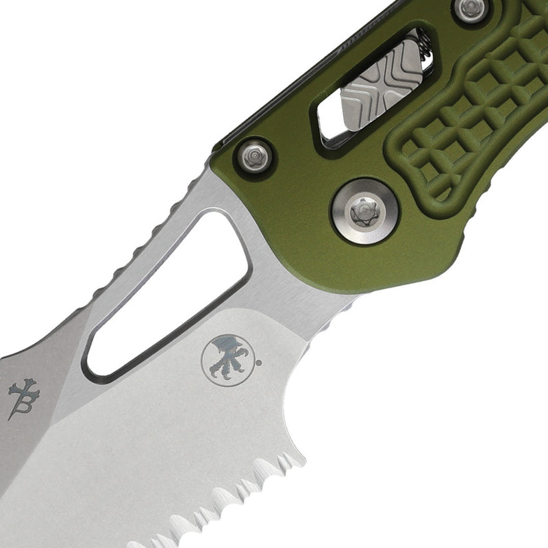 Microtech M-Stitch Ram-Lok OD Frag Folding Knife [169MRL-11FROD] — view 2