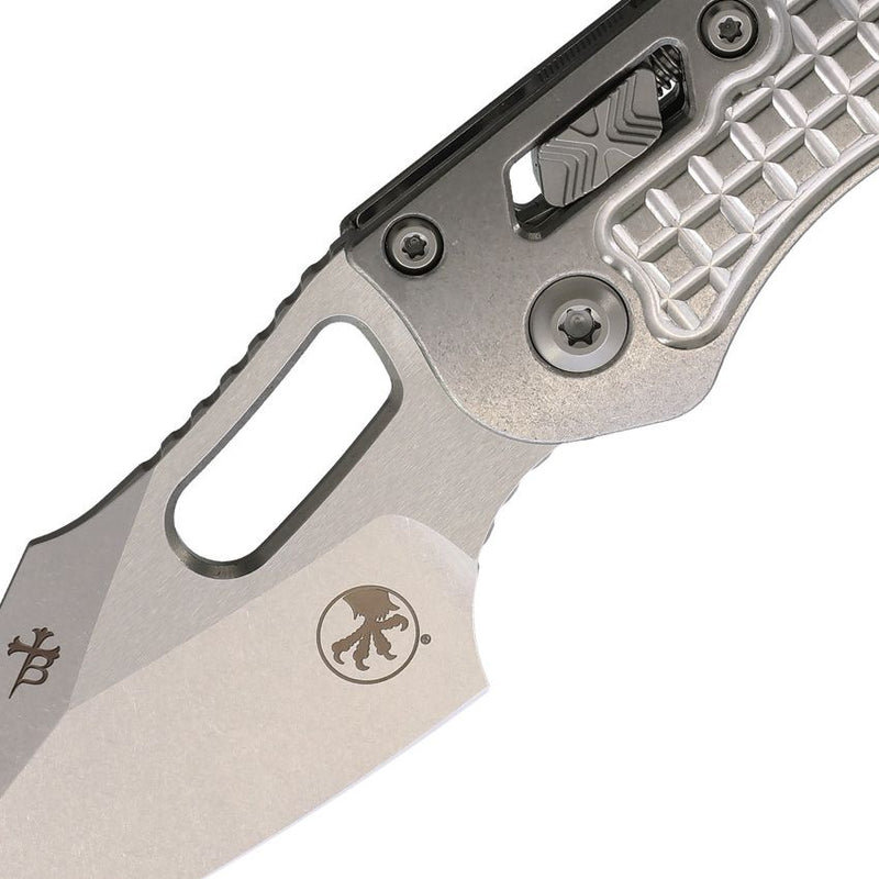 Microtech Stitch S/E Ram Lok Marf Select Frag Pattern Titanium Folding Knife [169RL-10FRMS2]
