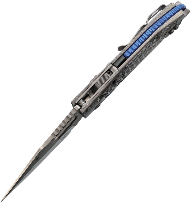 Microtech Stitch S/E Ram Lok Marf Select Frag Pattern Titanium Folding Knife [169RL-10FRMS2]