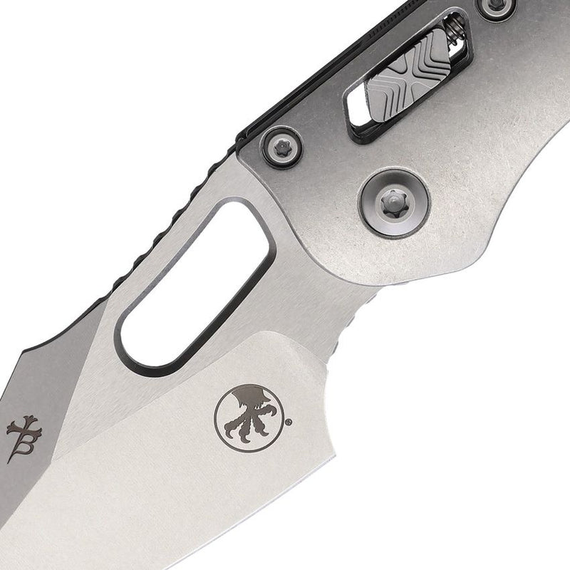 Microtech Stitch S/E Ram Lok Marf Select Smooth Titanium Folding Knife [169RL-10MS2]