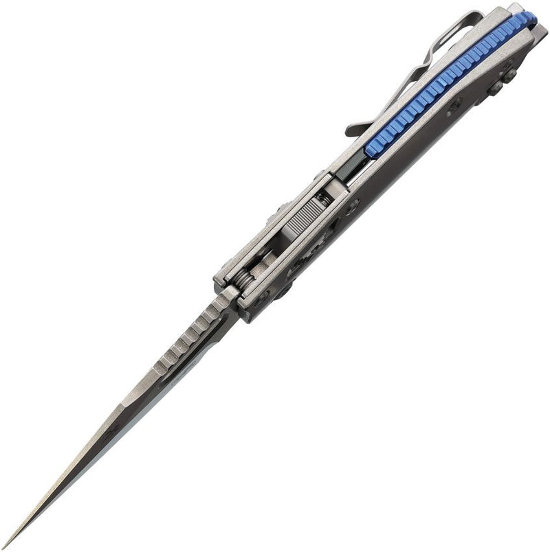 Microtech Stitch S/E Ram Lok Marf Select Smooth Titanium Folding Knife [169RL-10MS2]