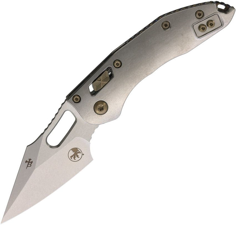 Microtech Stitch S/E Ram Lok Marf Select Smooth Titanium Folding Knife [169RL-10MS4]