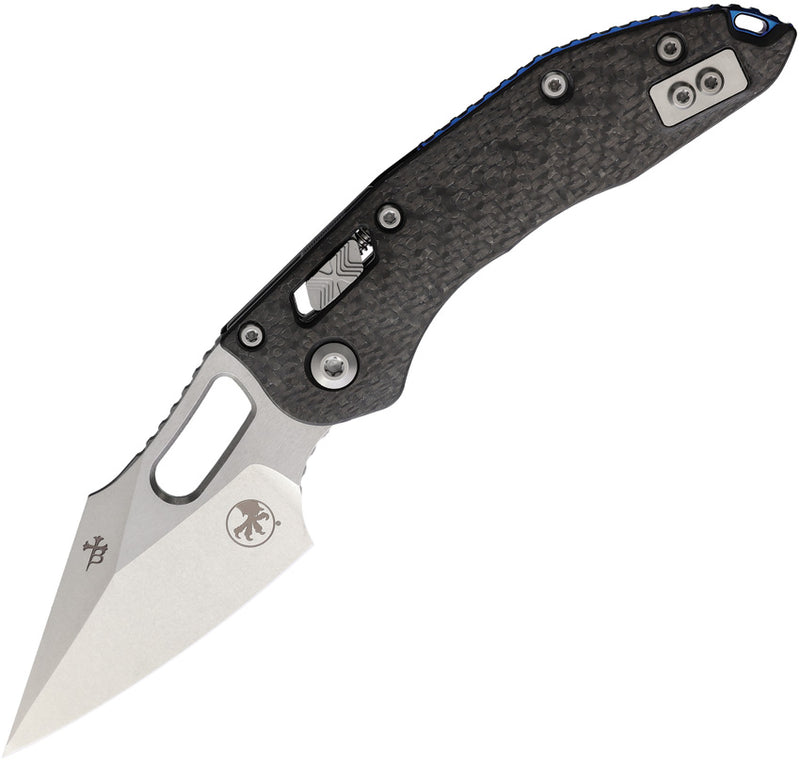 Microtech Stitch S/E Ram Lok Marf Select Carbon fiber (3.75" Bohler M390MK stainless) Folding Knife [169RL-10MS8] - product view 1