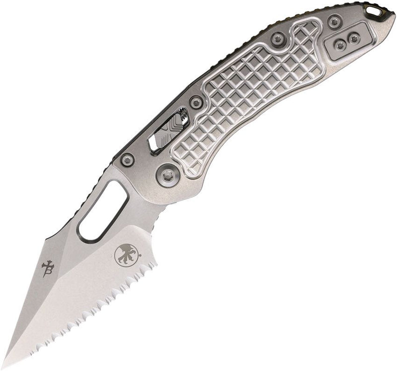 Microtech Stitch S/E Ram Lok Marf Select Fully Serrated Folding Knife [169RL-12FRMS1]
