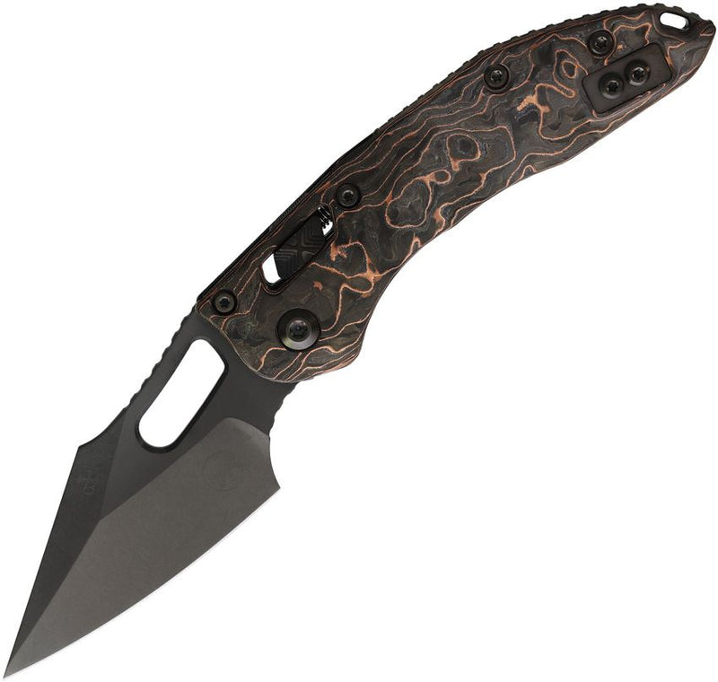 Microtech Stitch S/E Ram Lok DLC CF Folding Knife [169RL-1DLCTMS1]
