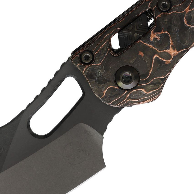 Microtech Stitch S/E Ram Lok DLC CF Folding Knife [169RL-1DLCTMS1]