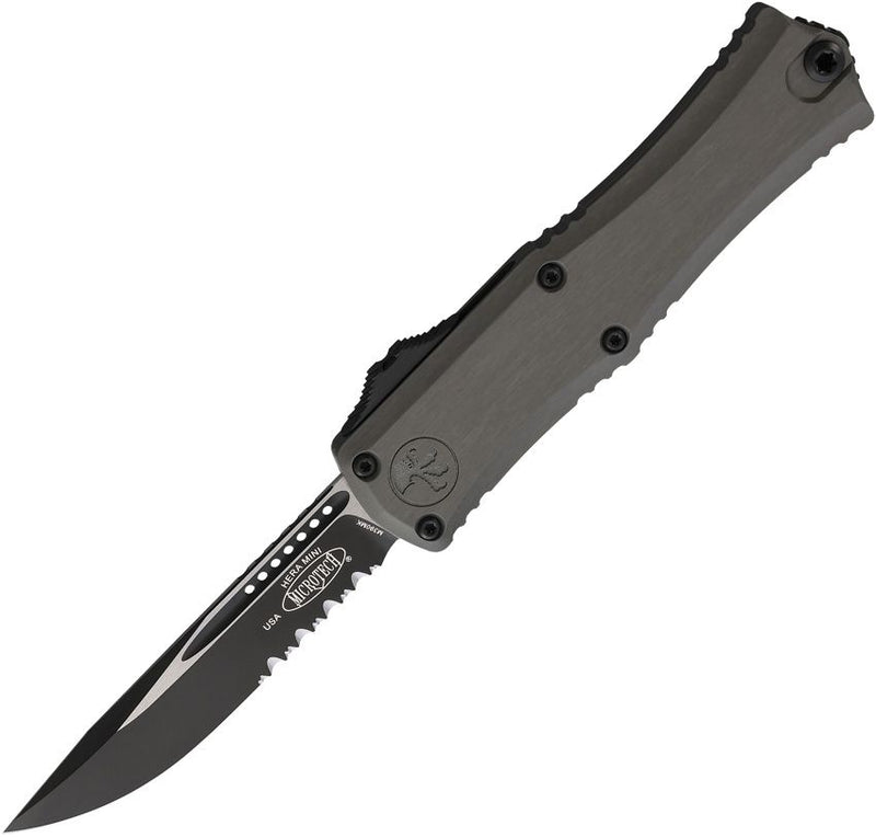 Microtech Auto Hera II Mini OTF PS Gray Automatic Knife [1703M-2NC]