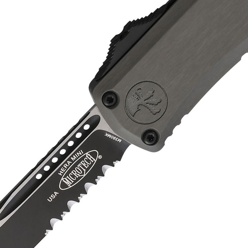 Microtech Auto Hera II Mini OTF PS Gray Automatic Knife [1703M-2NC]