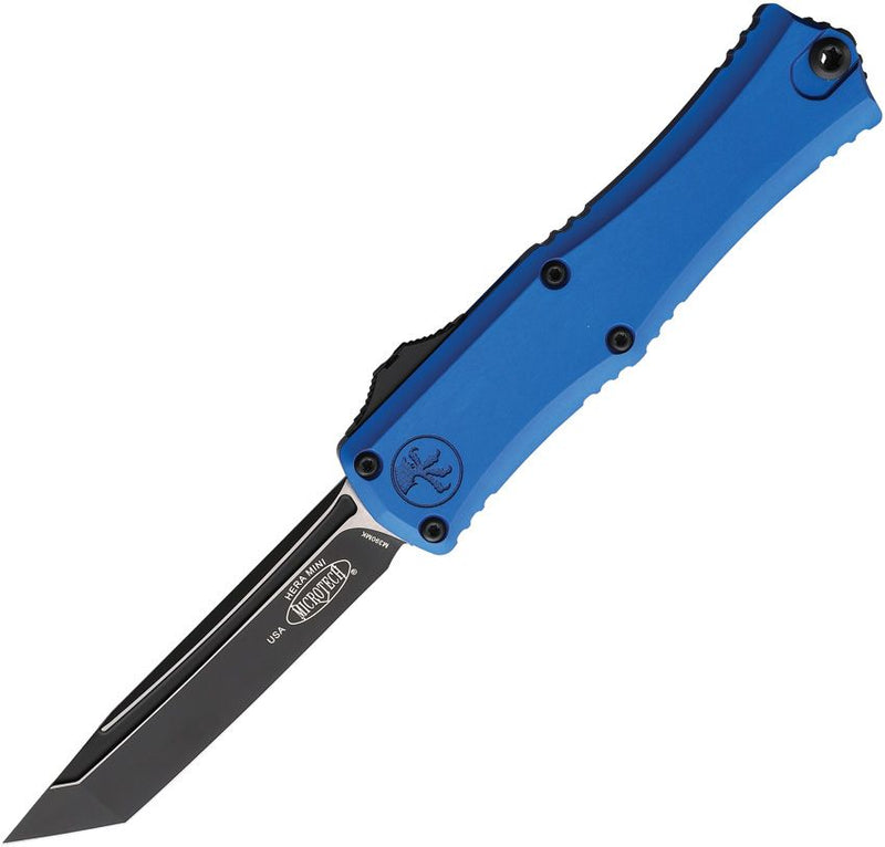 Microtech Auto Hera II Mini OTF Blue Aluminum Automatic Knife [1704M-1BL]