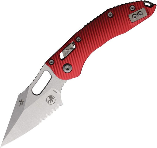 Microtech Stitch S/E Ram Lok SW PS Red [169RL-11FLRD]
